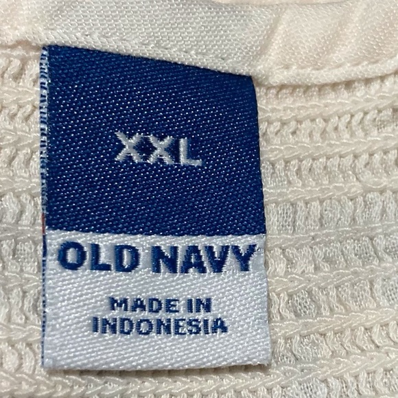 Old Navy Cream Puff-Sleeve Embroidered Tiered Mini Swing Dress w/Smocking - Picture 6 of 10